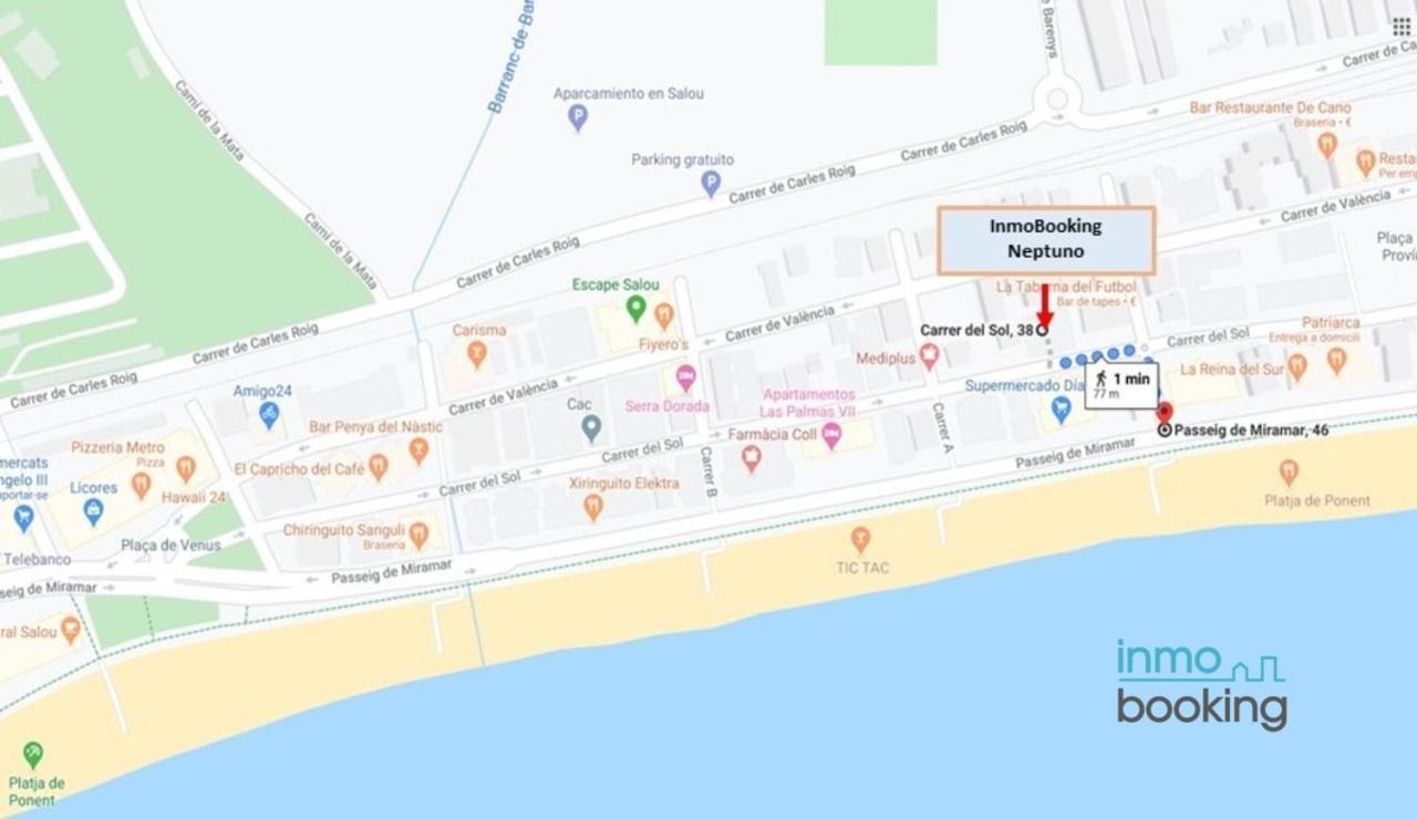 Neptuno Con Vistas Al Mar Apartman Salou Kültér fotó